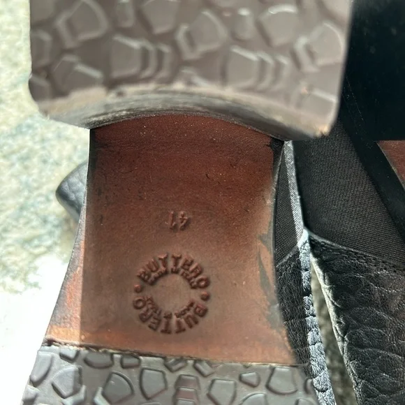 Buttero Women’s Italian Black Leather Ankle Boot size 8 EU 41 - Picture 8 of 15